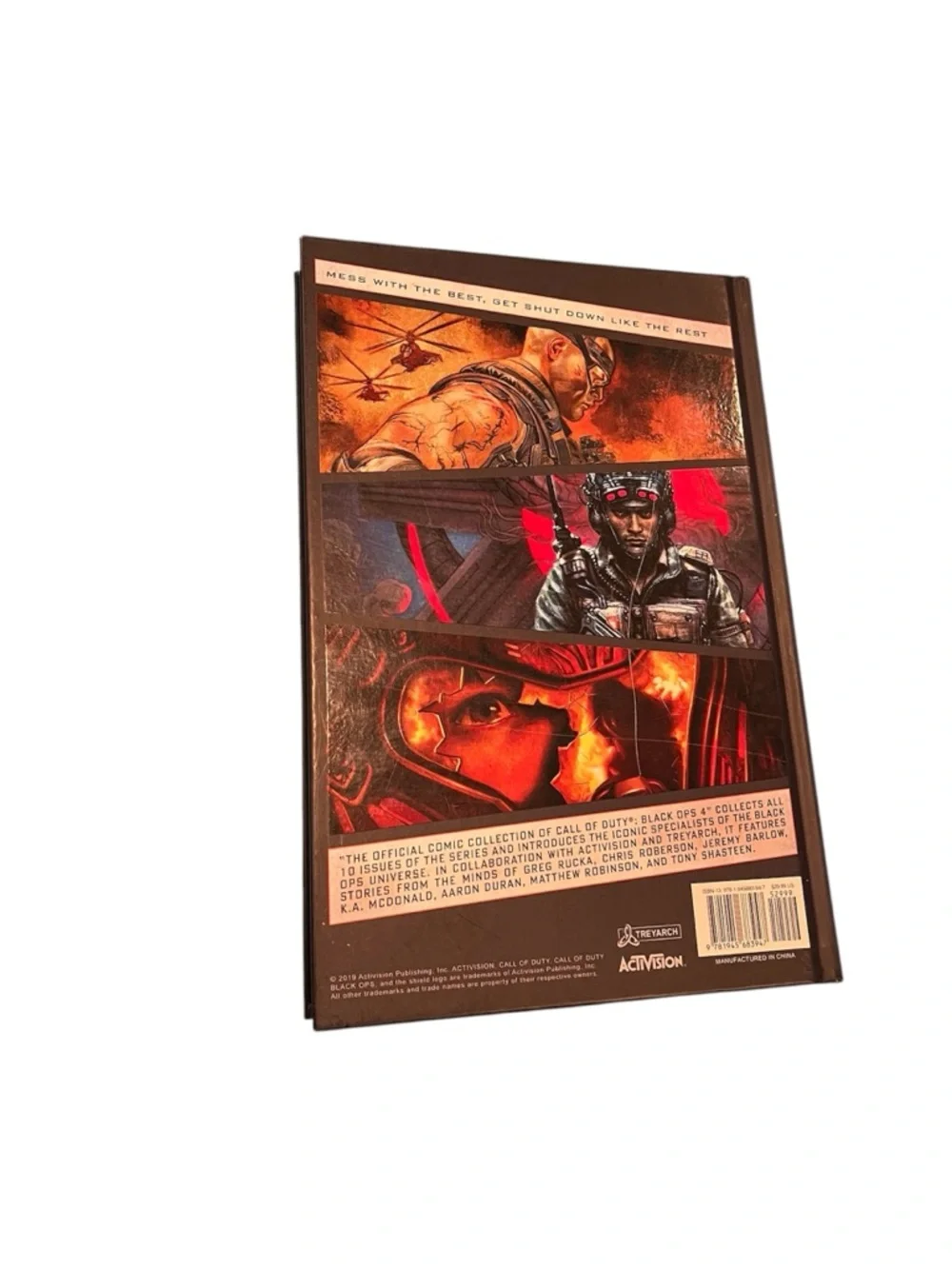 Call of Duty Black Ops 4 Official Comic Collection Hardcover Book